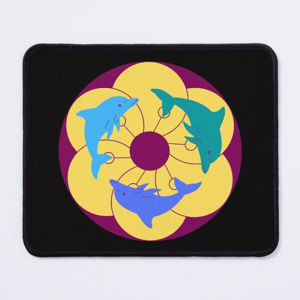 Item preview, Colorful Dolphin Circle - Dolphin designed and sold by Jessi-Sketches.