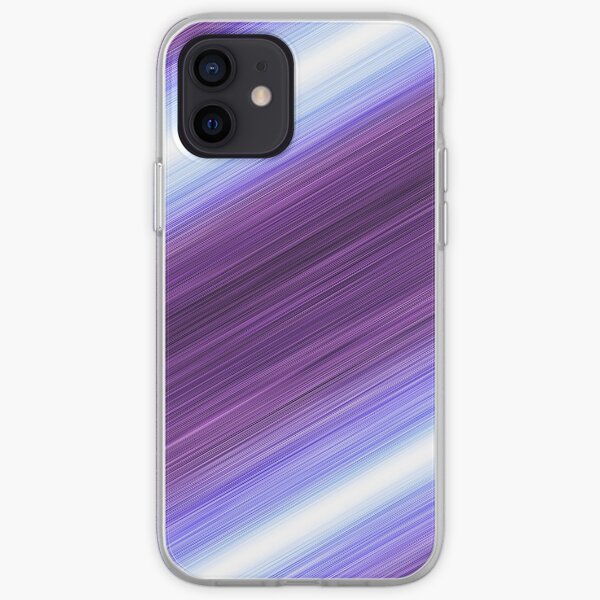 Purple Action Lines! iPhone Soft Case