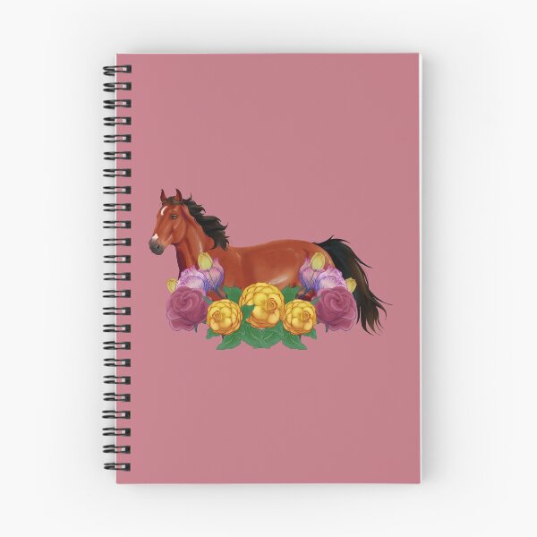 Item preview, Mustang horse floral Rose designed and sold by XAmountOfWords.