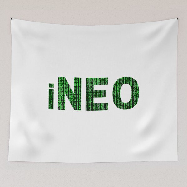 Item preview, NEO (iNEO) THE MATRIX 4 WHITE ► MATRIX INSPIRED designed and sold by MORE-THE-BRAND.