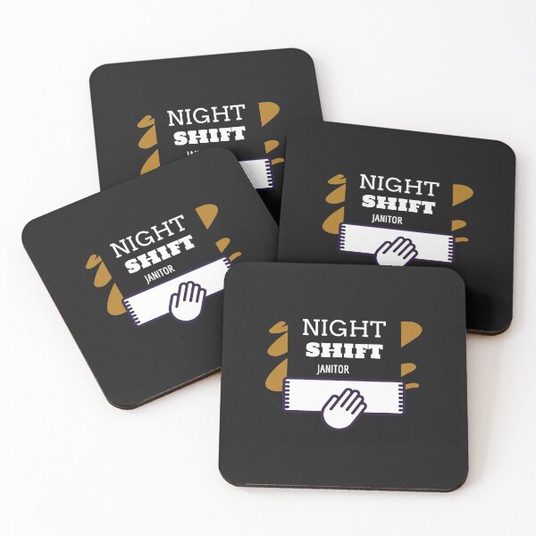 Item preview, Night Shift Janitor Custodian Cleaning Crew Gift  designed and sold by BestCoolStuff.