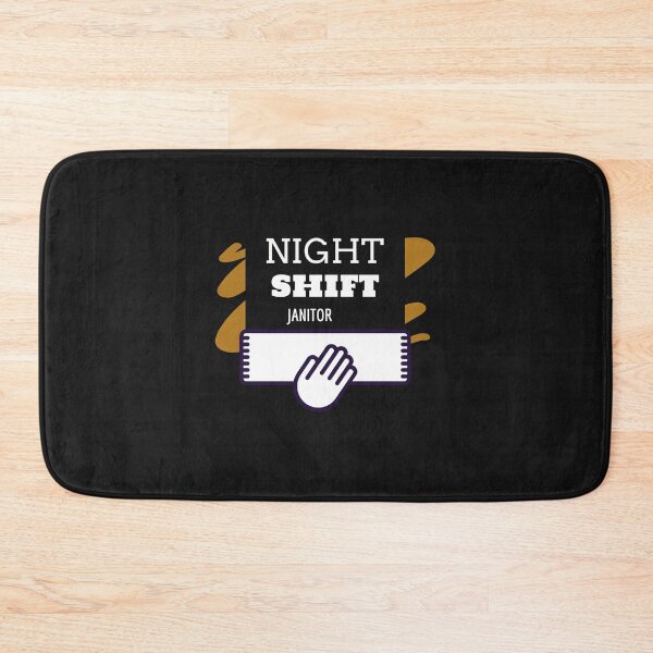 Item preview, Night Shift Janitor Custodian Cleaning Crew Gift  designed and sold by BestCoolStuff.