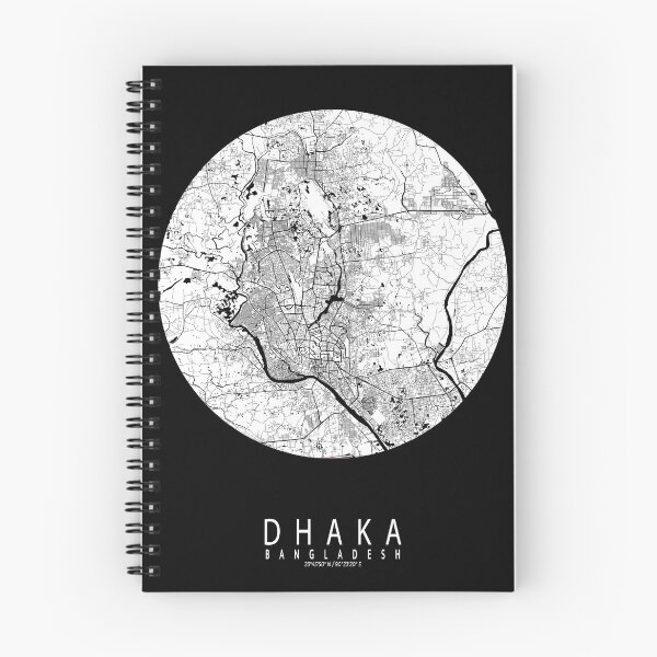 Item preview, Dhaka City Map of Bangladesh - Full Moon designed and sold by deMAP.