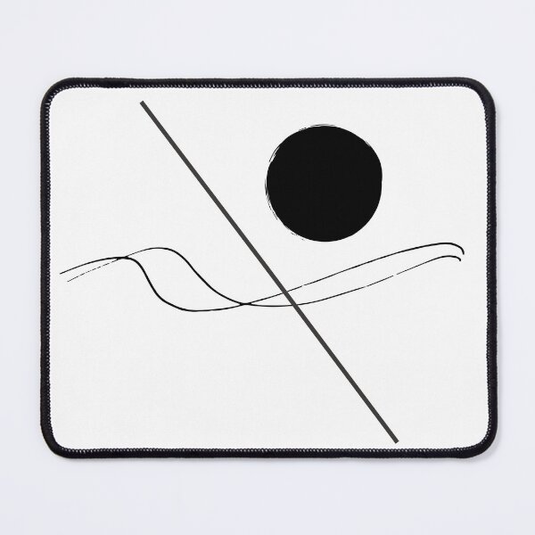 Item preview, Minimalist abstract modern contemporary Nordic Scandinavian Mid century Boho balance geometry warm earthy tones one line solid circle soft gradient shapes sun zen simple art 5 designed and sold by AbstractTrace.
