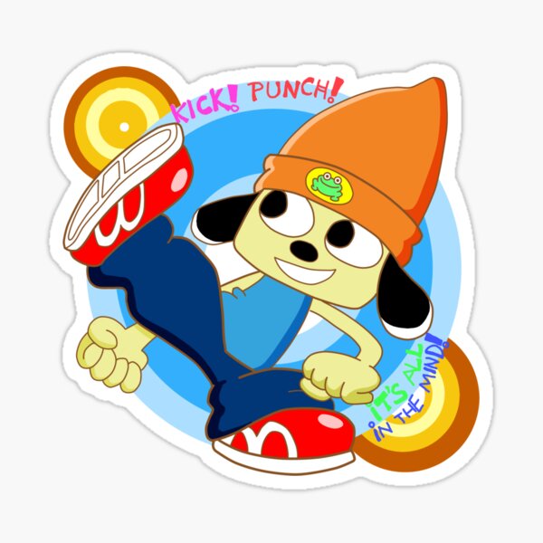 Vista previa del artículo con la obra «Kick Punch Master (Parappa el rapero)», diseñado y vendido por Superspindasher.