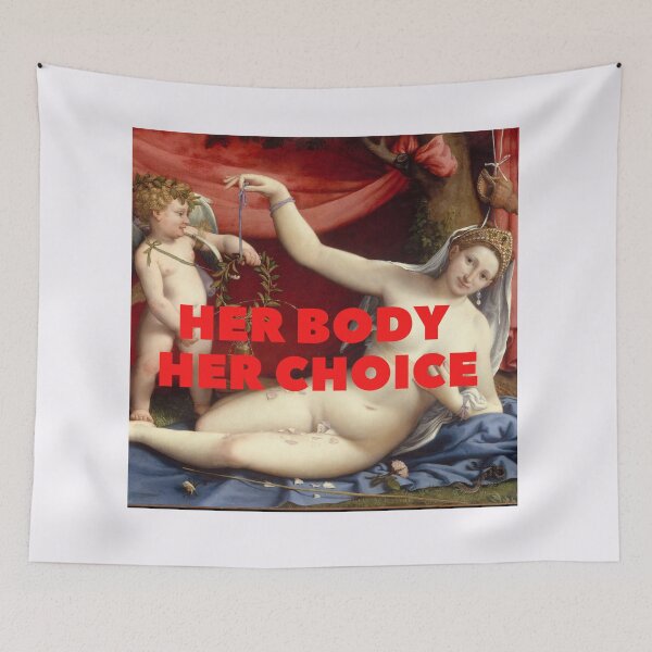 Item preview, Her Body Her Choice designed and sold by thundercandy.