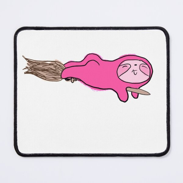 Item preview, flying broom sloth designed and sold by kimbasmama.