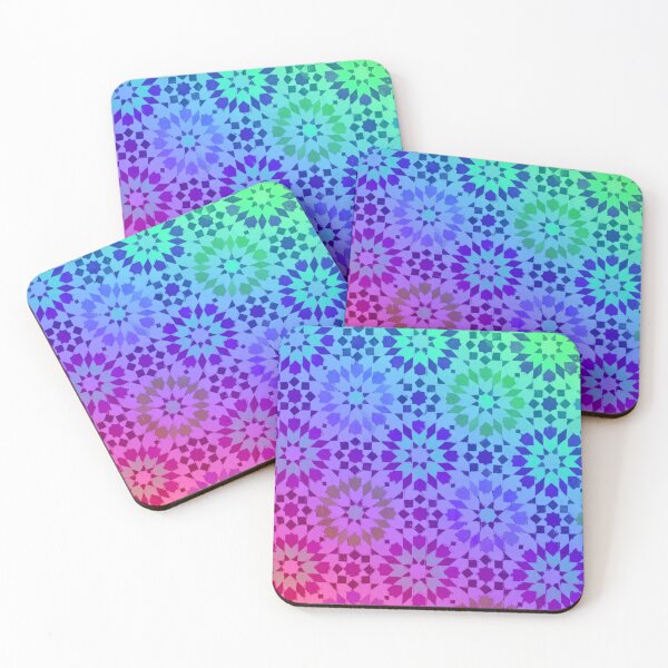 Item preview, Rainbow Moroccan  zellige pattern  designed and sold by Artystico  ⭐⭐⭐⭐⭐.