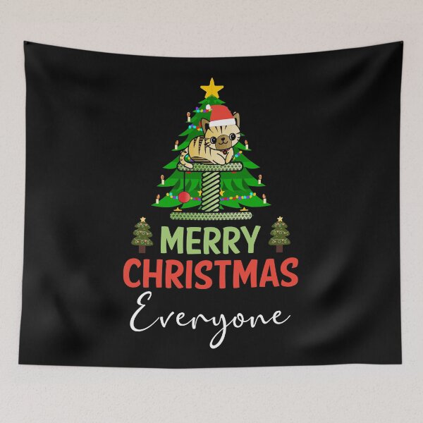 Item preview, merry christmas 2021 cat designed and sold by angelusdark.