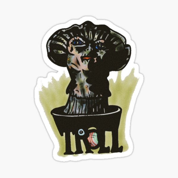 "TROLL" Sticker For Sale By MattisMatt83 | Redbubble