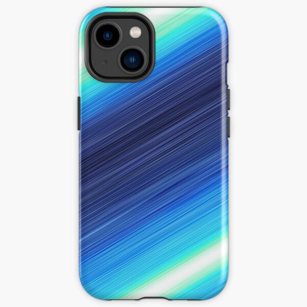Blue Action Lines! iPhone Tough Case