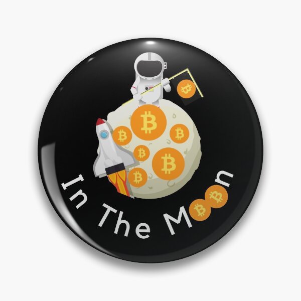 Item preview, Crypto Chill Astronaut Coin In The Moon Shirt designed and sold by PuPPuB.