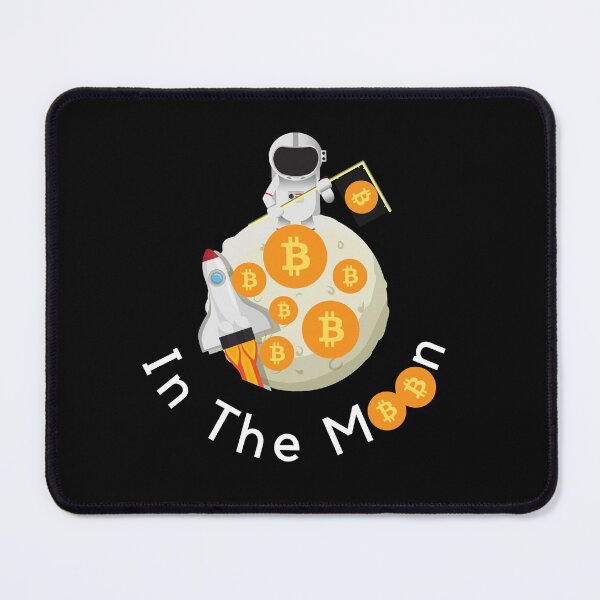 Item preview, Crypto Chill Astronaut Coin In The Moon Shirt designed and sold by PuPPuB.