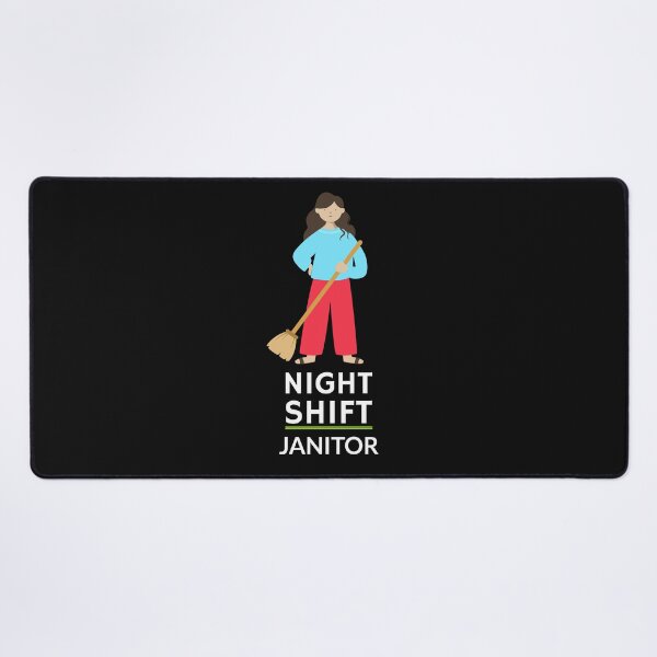Item preview, Night Shift Janitor Night Shift Cleaning Service Custodian designed and sold by BestCoolStuff.