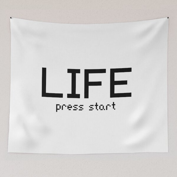 Item preview, Life - press start designed and sold by Littlezilla.