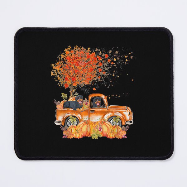 Item preview, Rottweiler Dog On Pumpkins Truck Autumn Leaf Fall   designed and sold by joh1zwfkristy.