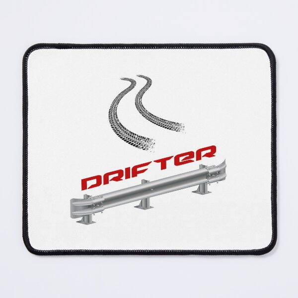 Item preview, “Drifter” Guardrail! Red (on White) designed and sold by epinkb.