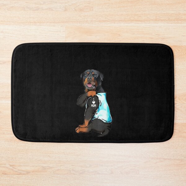Item preview, Womens Rottweiler I Love Mom Tattoo V-neck   designed and sold by joh1zwfkristy.
