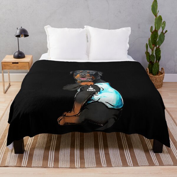 Item preview, Womens Rottweiler I Love Mom Tattoo V-neck designed and sold by joh1zwfkristy.