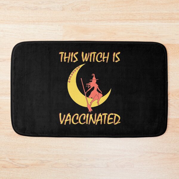 Item preview, This Witch Is Vaccinated ||Halloween quanrantine design designed and sold by BlackTulips.