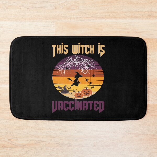 Item preview, This Witch Is Vaccinated ||Halloween quanrantine design designed and sold by BlackTulips.