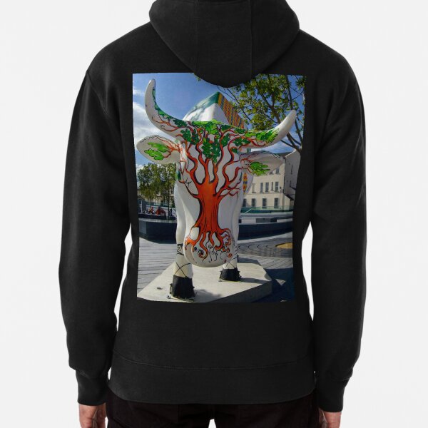 Cows and Trees, Ebrington Square, Derry Pullover Hoodie