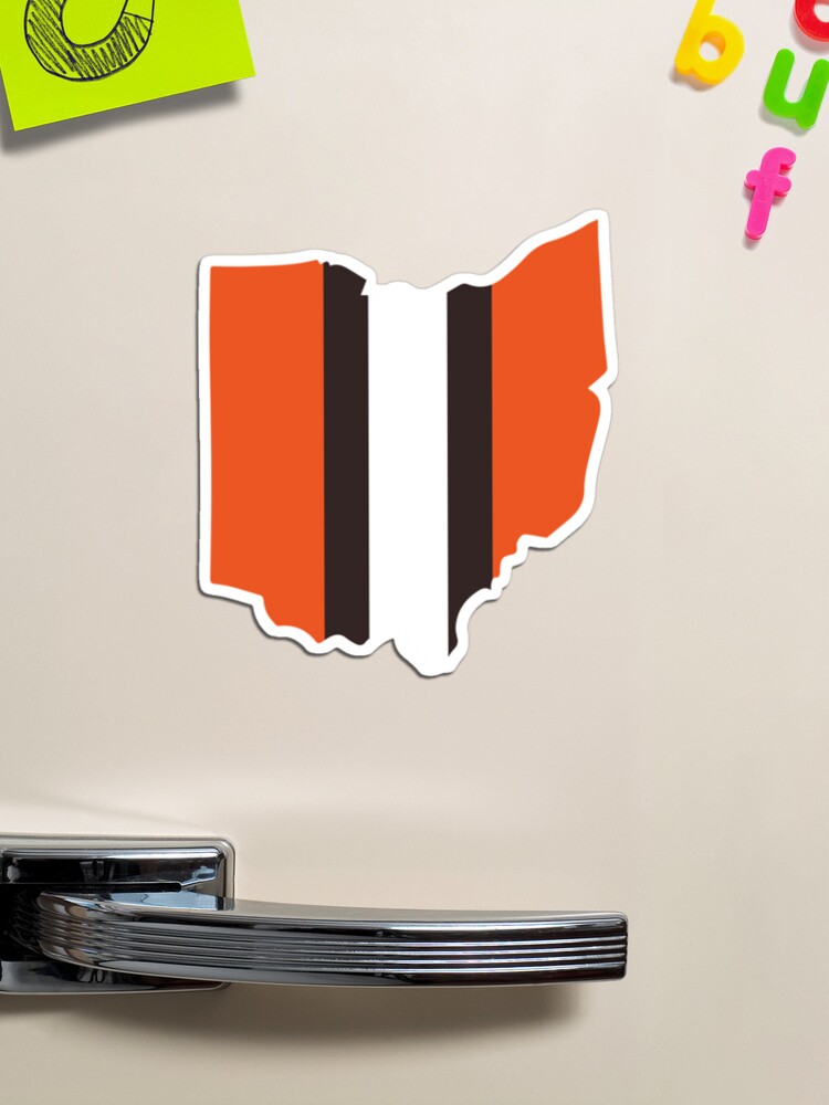 Cleveland Browns elf magnet