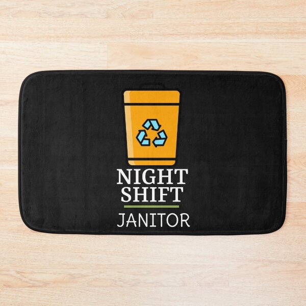 Item preview, Night Shift Janitor Custodian Late Hour Cleaning Service Gift designed and sold by BestCoolStuff.