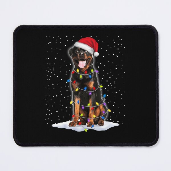 Item preview, Rottweiler Santa Christmas Tree Lights Xmas Gifts Swea  designed and sold by joh1zwfkristy.