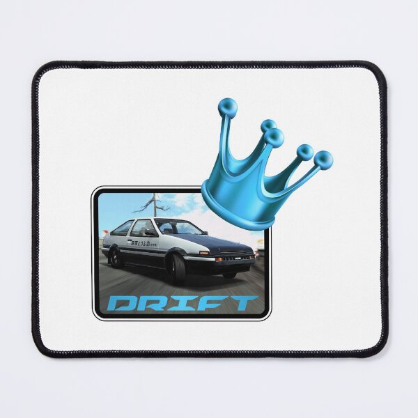 Item preview, Drift King! Blue Crown (On White) designed and sold by epinkb.