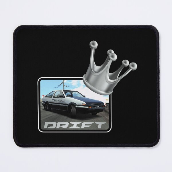 Item preview, Drift King! Silver Crown (On Black) designed and sold by epinkb.