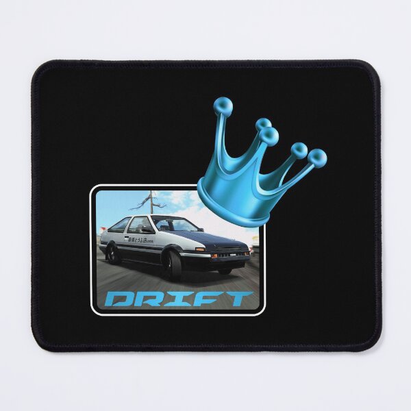 Item preview, Drift King! Blue Crown (On Black) designed and sold by epinkb.