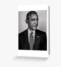 obama Greeting Card