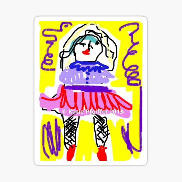 Twirl! Ballerina! Twirl! Sticker