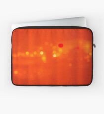 Red Hot Night Lights Laptop Sleeve