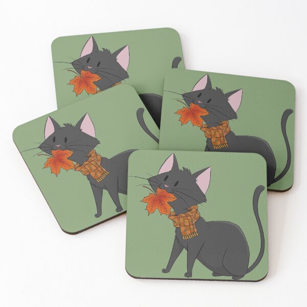 Item preview, Fall kitty designed and sold by JacketDoodles.