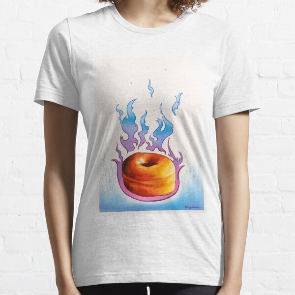 Flaming Donut  Essential T-Shirt