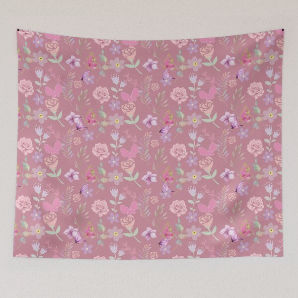 Item preview, Floral Pink designed and sold by Poetic Patterns Studio.