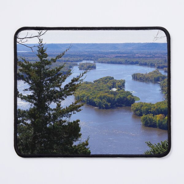 Item preview, Upper Mississippi River, looking downriver from Buena Vista Park, Alma, WI designed and sold by rvjames.
