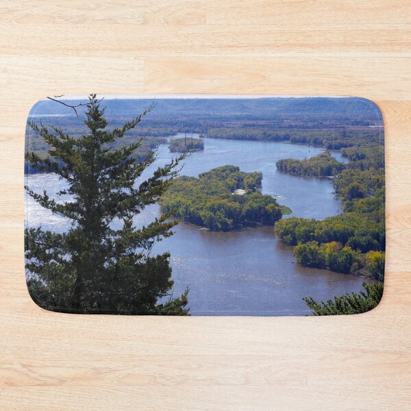 Item preview, Upper Mississippi River, looking downriver from Buena Vista Park, Alma, WI designed and sold by rvjames.