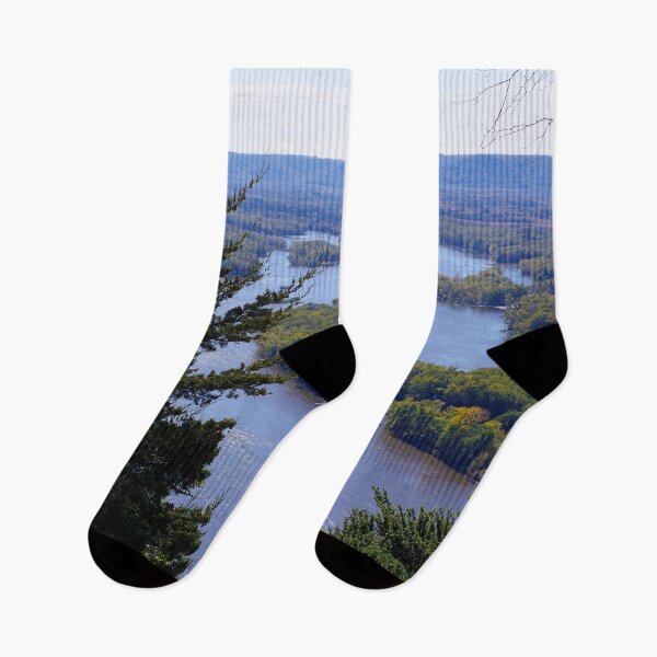 Item preview, Upper Mississippi River, looking downriver from Buena Vista Park, Alma, WI designed and sold by rvjames.