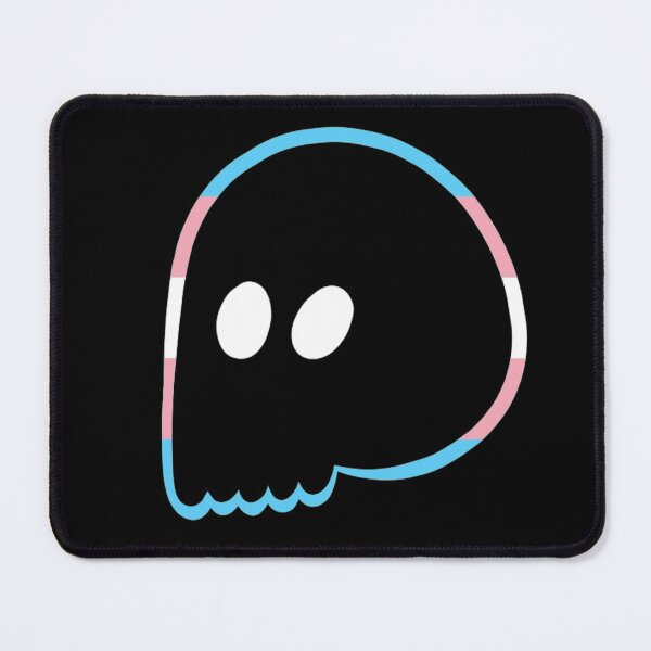 Item preview, Cute Emo Skull (Transgender Colors) designed and sold by inatorinator.