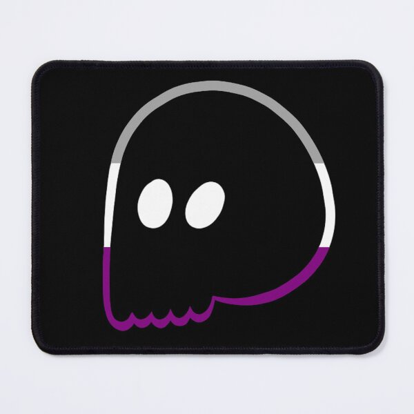 Item preview, Cute Emo Skull (Asexual Colors) designed and sold by inatorinator.