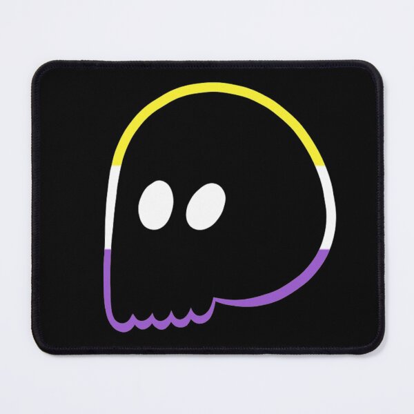 Item preview, Cute Emo Skull (Non-Binary Colors) designed and sold by inatorinator.