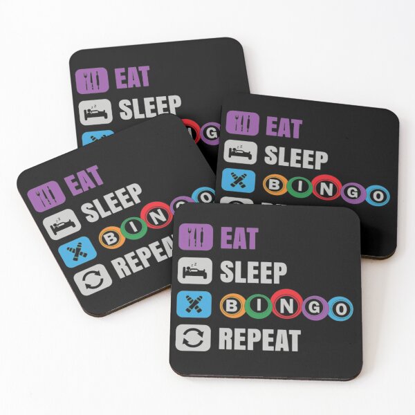 Item preview, Eat sleep bingo repeat designed and sold by pnkpopcorn.