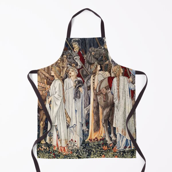 Item preview, Quest for the Holy Grail Tapestries - The Arming and Departure of the Knights (1895–1896) by William Morris, Sir Edward Burne-Jones, and John Henry Dearle designed and sold by amrmab.