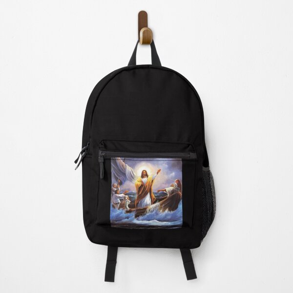 Item preview, Jesus Christ Calms the Waters Black designed and sold by Rowena Jones.