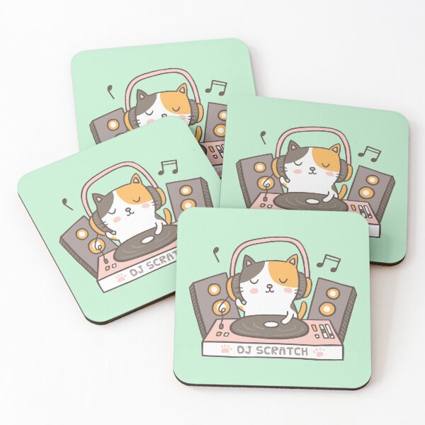 Item preview, Funny DJ Scratch Cat On Turntable designed and sold by rustydoodle.
