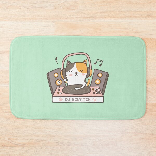Item preview, Funny DJ Scratch Cat On Turntable designed and sold by rustydoodle.