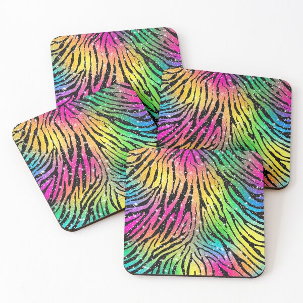 Item preview, Rainbow Animal Zebra Multi Colors designed and sold by eviesfashion.